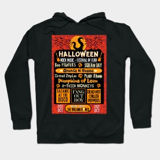 Halloween Rock Music Festival |Halloween Music Hoodie